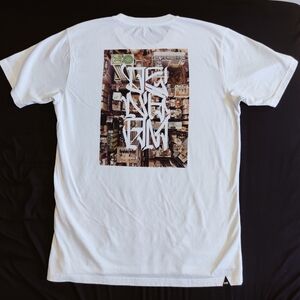 Denham White Graphic T-Shirt
